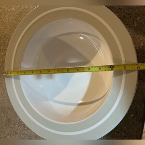 Emeril By Wedgwood Professional Adobe Clay 14" Diameter Serving Bowl Celadon